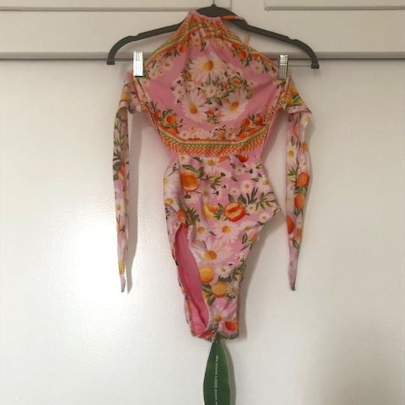 NWT Farm Rio Tangerine Dream One Piece - Picture 2 of 5